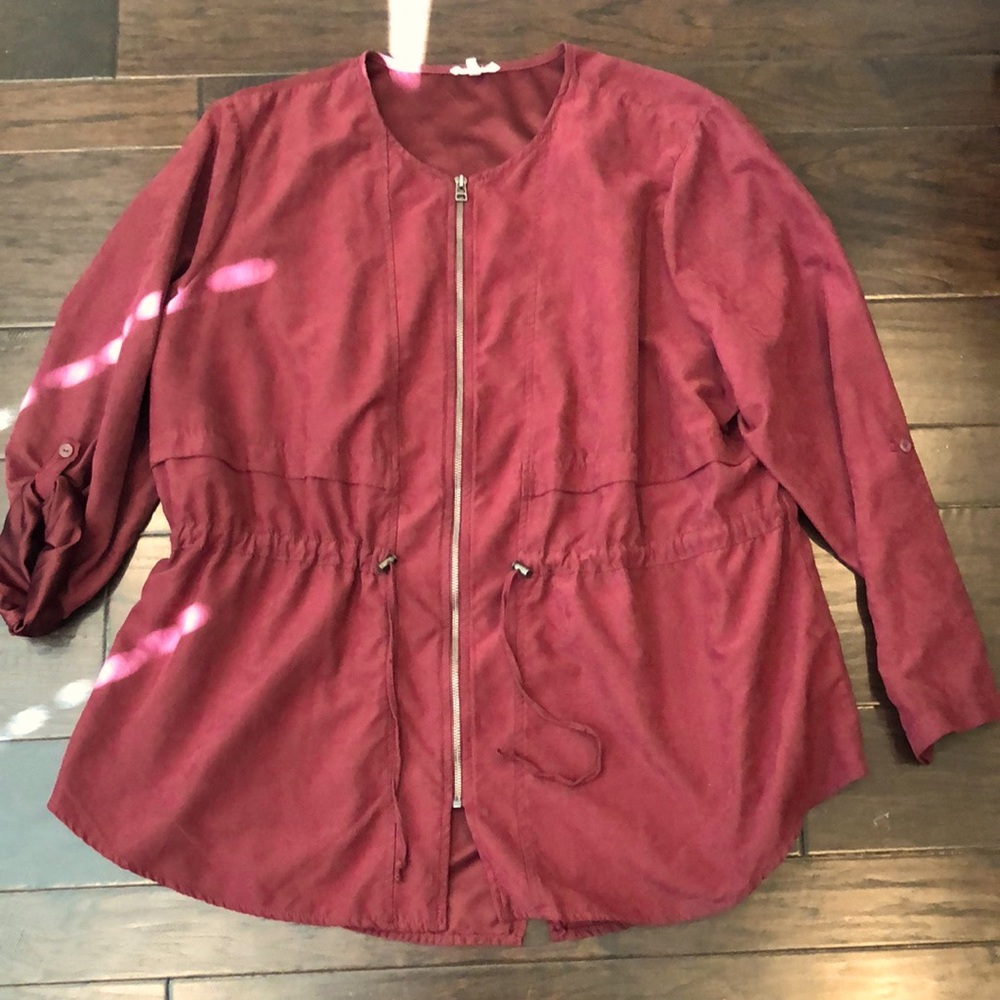 Maurice ladies jacket, cranberry/burgandy